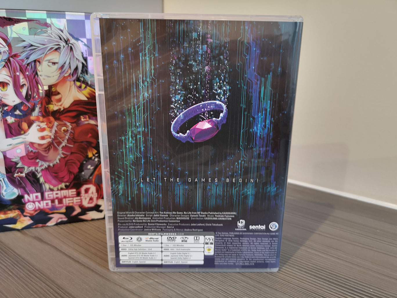 No Game, No Life: Zero (Limited Edition Blu-ray & DVD) Unboxing
