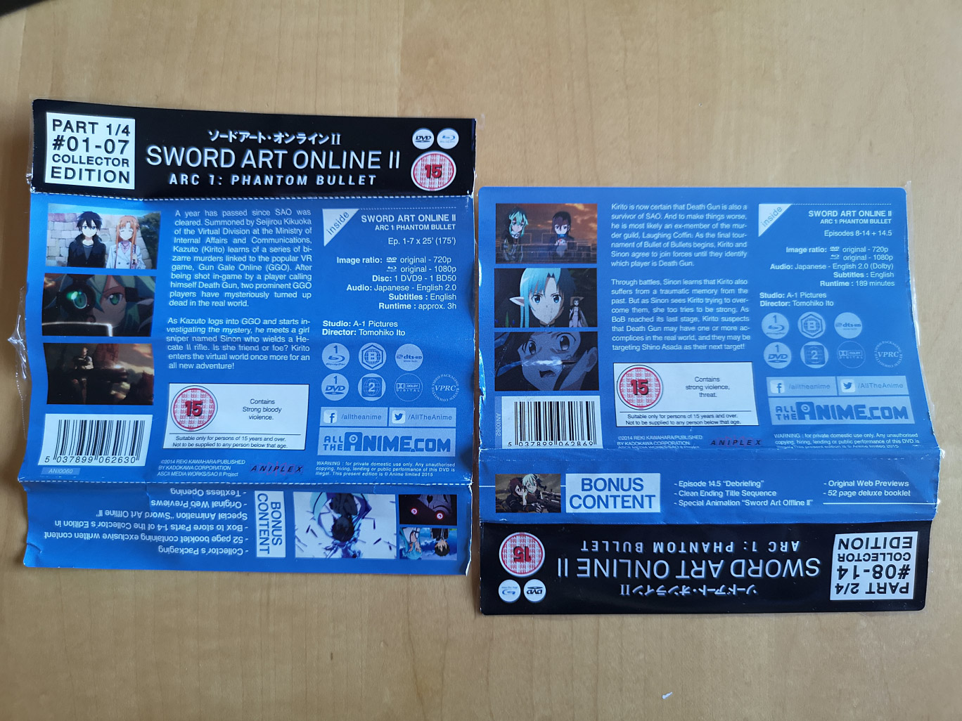 Sword Art Online Alternative: Gun Gale Online Part 2 (Collector's Edition  Blu-ray) Unboxing – The Normanic Vault