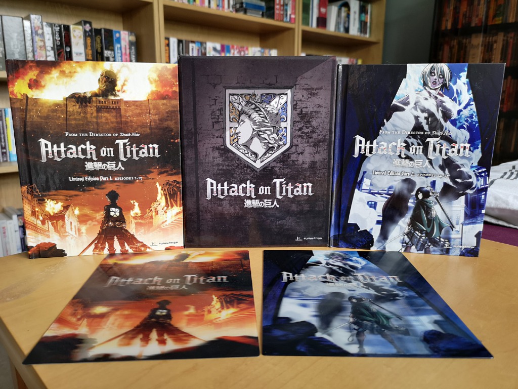 Attack on Titan Season 1 Parts 1 & 2 (Limited Edition Blu-ray & DVD) Unboxing Redux